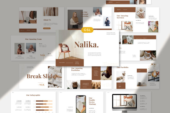 Nalika Luxury Google Slides Presentation Template