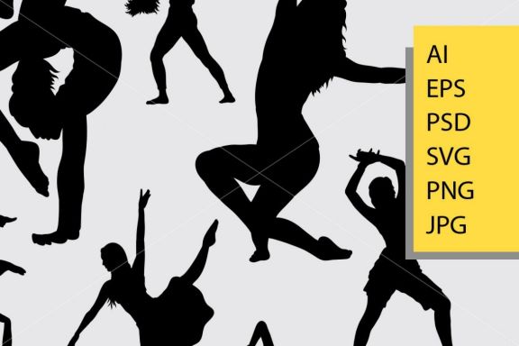 Dancing 5 silhouette