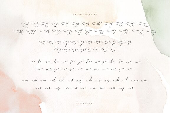 Lovely Pretty - Modern Handwritten Font