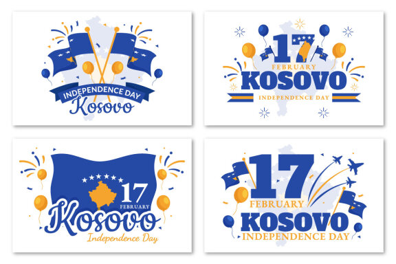 13 Kosovo Independence Day Illustration