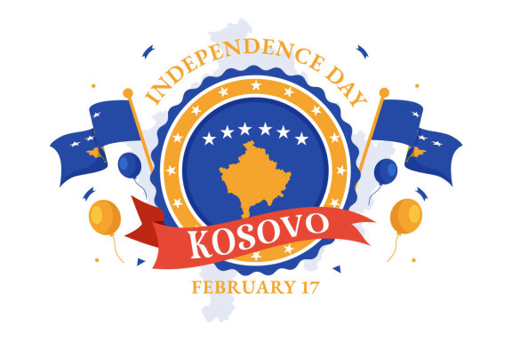 13 Kosovo Independence Day Illustration