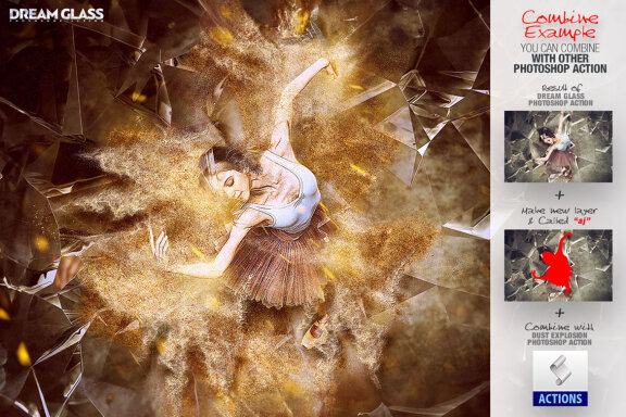 Dream Glass Photoshop Action