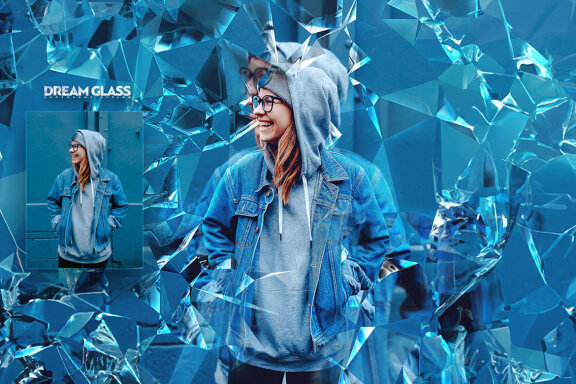 Dream Glass Photoshop Action