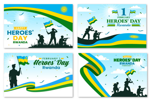 12 Rwanda Heroes Day Illustration