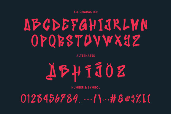 Skys Artdex Graffiti FREE Font