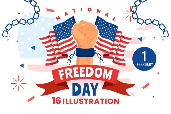 16 National Freedom Day Illustration