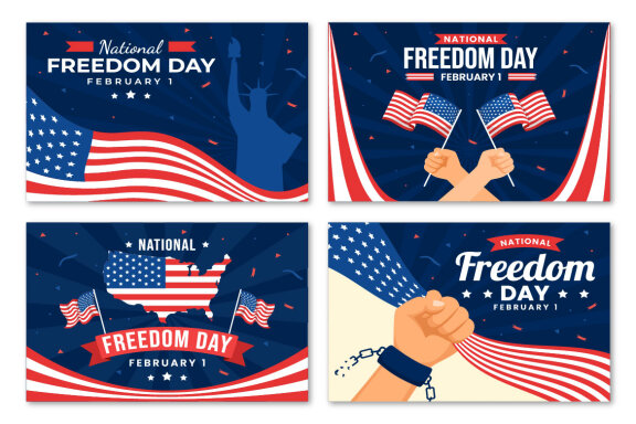 16 National Freedom Day Illustration