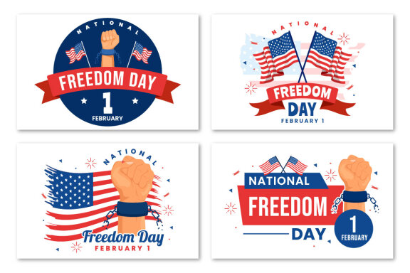 16 National Freedom Day Illustration