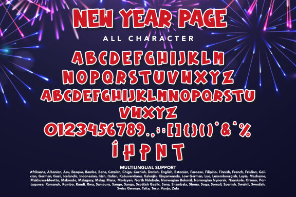 New Year Page