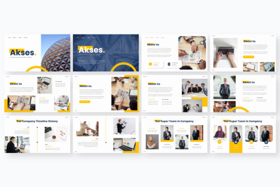 Akses Business Keynote Presentation Template