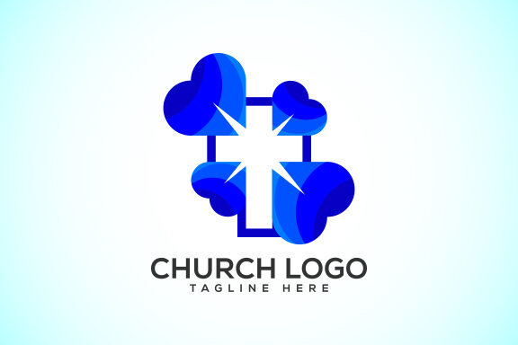 Church colorful logo