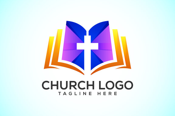 Church colorful logo