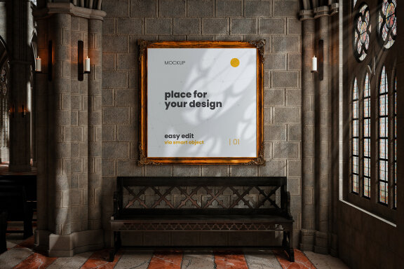 Church Scenes Frame Mockups