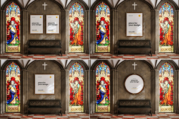 Church Scenes Frame Mockups