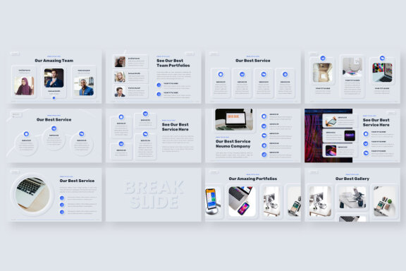 Neumo – Neumorphic Business Google Slides Presentation Template