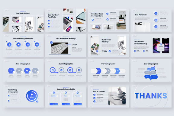 Neumo – Neumorphic Business Google Slides Presentation Template