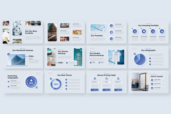 Neuno – Neumorphic Business Google Slides Presentation Template