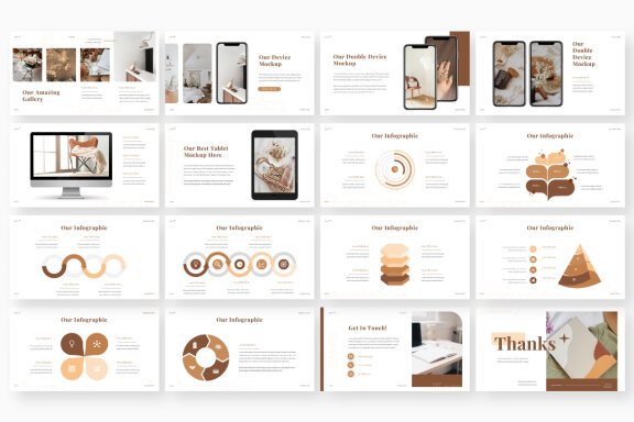 Delusi Eart Tone Business Google Slides Presentation Template
