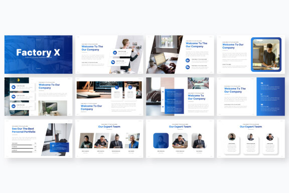 Factory X Business Google Slides Presentation Template
