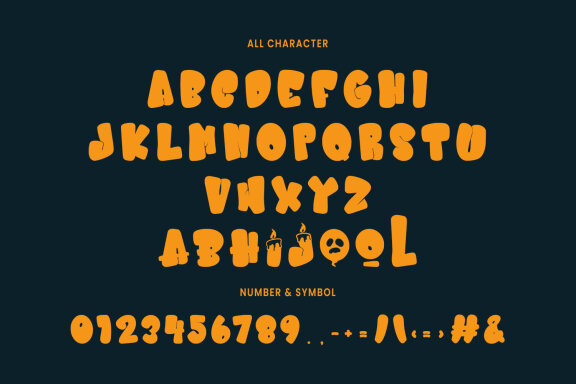 Bloozha Halloween FREE Font