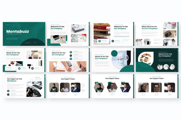 Montabuzz Business PowerPoint Presentation Template