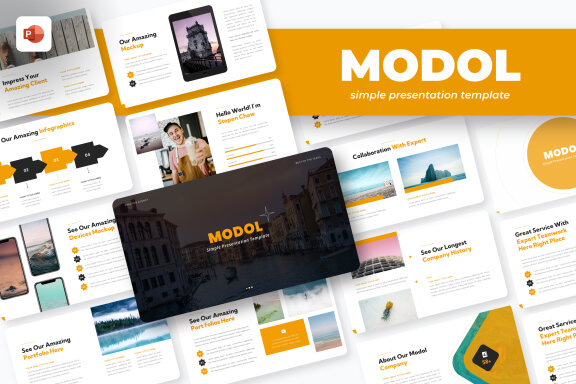 Modol Business PowerPoint Presentation Template