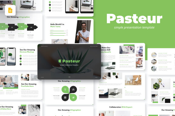 Pasteur Business Google Slides Presentation Template