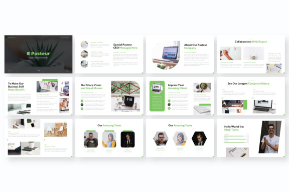 Pasteur Business Google Slides Presentation Template
