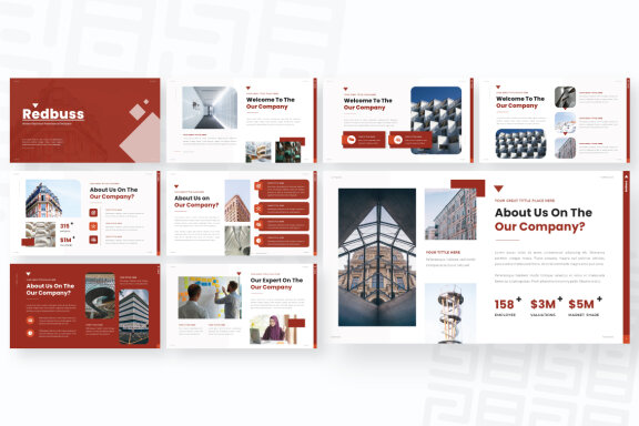Redbuss Business Google Slides Presentation Template