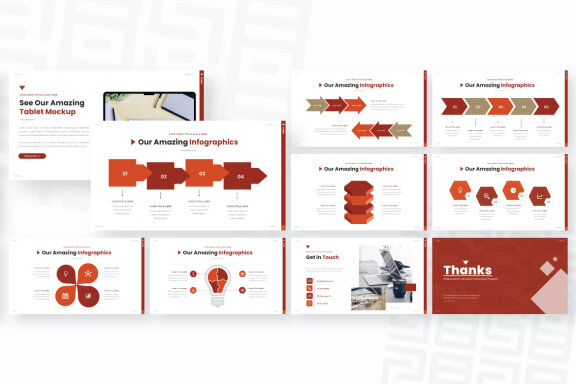 Redbuss Business Google Slides Presentation Template