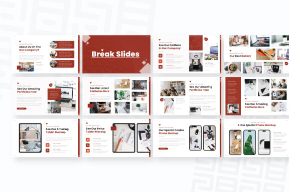 Redbuss Business PowerPoint Presentation Template