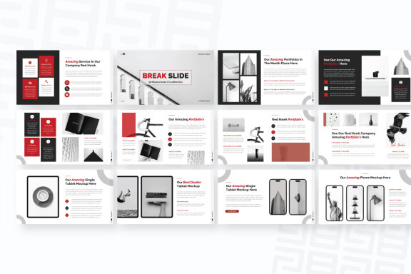 Red Hawk v2 Business Google Slides Presentation Template