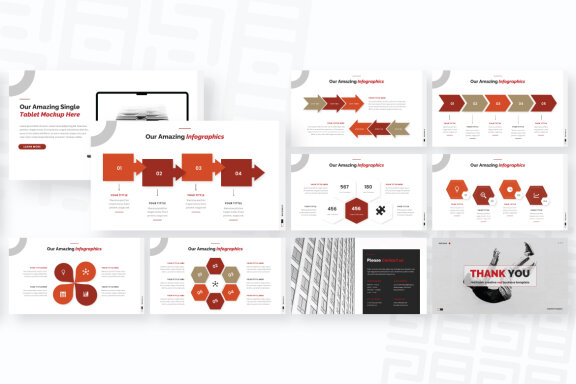 Red Hawk v2 Business Google Slides Presentation Template