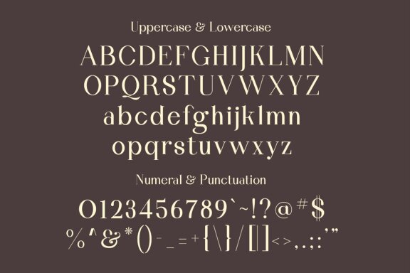 Besthie Soulness a Luxury Serif Font