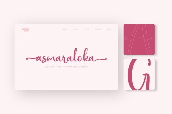 Asmaraloka a Beautiful Script