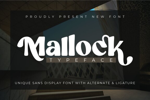 Mallock - Sans Display Font