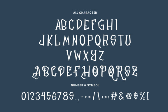 Cholqy Halloween Display Font
