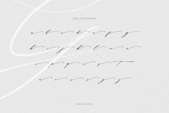 Gosseliena - Handwritten Signature Font