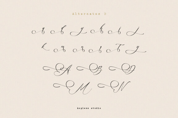 Amsterline - Modern Calligraphy Font