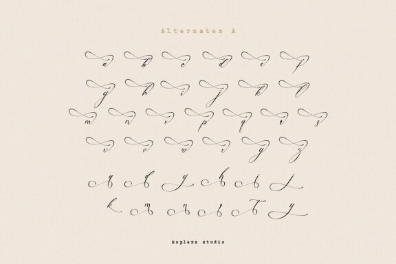 Amsterline - Modern Calligraphy Font