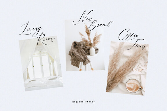 Amsterline - Modern Calligraphy Font