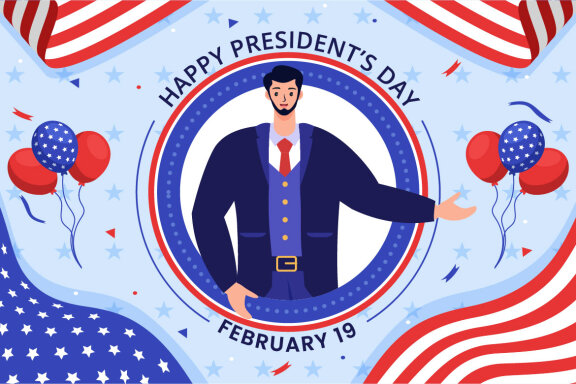 15 Happy Presidents Day Illustration