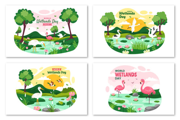 12 World Wetlands Day Illustration