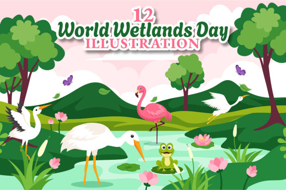 12 World Wetlands Day Illustration
