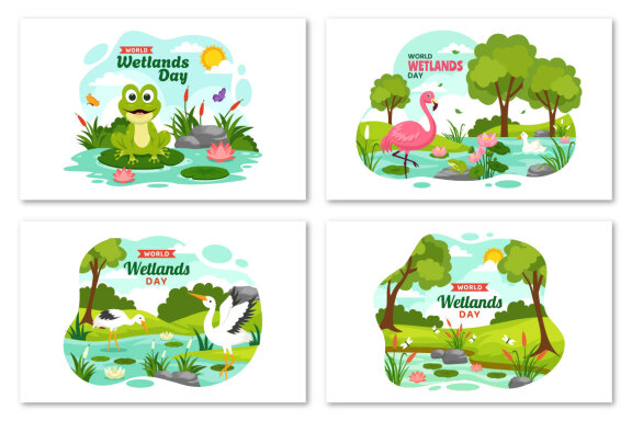 12 World Wetlands Day Illustration