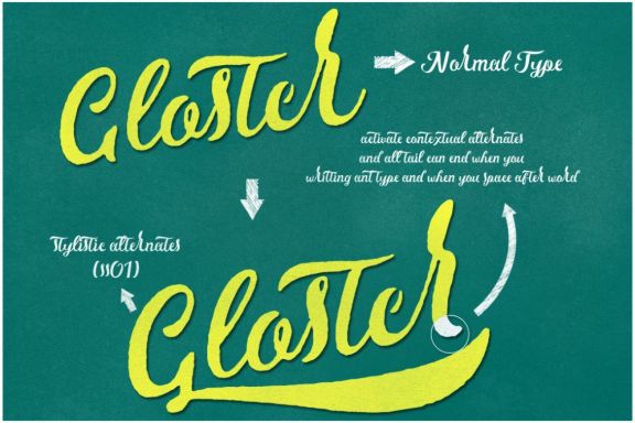 Gloster Typeface