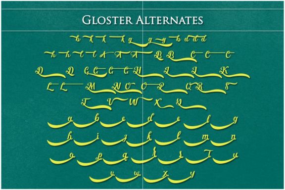 Gloster Typeface