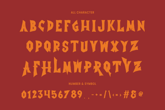 Muizhell Horror Display Font