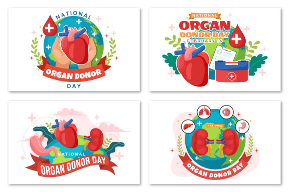 12 National Organ Donor Day Illustration