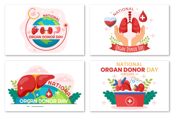 12 National Organ Donor Day Illustration